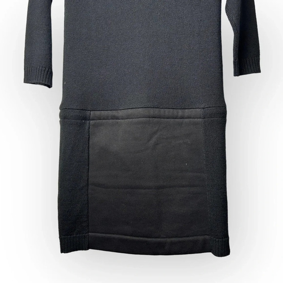 Susana  Monaco Black Elena Knit Hoodie Dress XS - Picture 7 of 9
